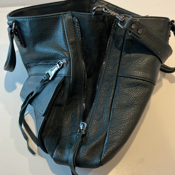 Aimee Kestenberg women’s leather satchel in Majestic Green. - Picture 6 of 16